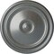 Ekena Millwork Reece Ceiling Medallion (Fits Canopies up to 2 3/8"), Hand-Painted Platinum, 12"OD x 1 3/4"P CM12REPLS - alternate 1